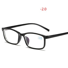 Carica l'immagine nel visualizzatore di Gallery, NYWOOH Blue Film Finished Myopia Glasses Men Black Eyeglasses Shortsighted Eyewear -1.0 -1.5 -2 -2.5 -3. -3.5 -4