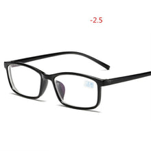 Carica l'immagine nel visualizzatore di Gallery, NYWOOH Blue Film Finished Myopia Glasses Men Black Eyeglasses Shortsighted Eyewear -1.0 -1.5 -2 -2.5 -3. -3.5 -4