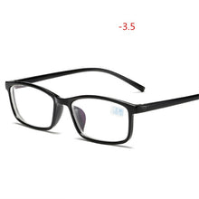 Carica l'immagine nel visualizzatore di Gallery, NYWOOH Blue Film Finished Myopia Glasses Men Black Eyeglasses Shortsighted Eyewear -1.0 -1.5 -2 -2.5 -3. -3.5 -4