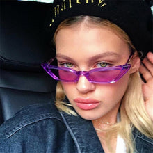 Load image into Gallery viewer, Cat Eye Sunglasses Women Luxury Brand Designer Vintage Transparent Sun Glasses Female Retro Red Black Eyewear Shades