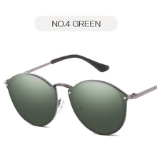 Load image into Gallery viewer, NYWOOH-Gafas de sol para mujer estilo ojos de gato sin montura UV400, anteojos con protección solar, revestimiento de lujo, efecto espejo, diseño retro