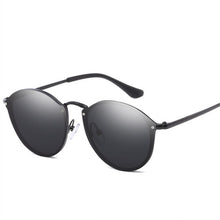 Load image into Gallery viewer, NYWOOH-Gafas de sol para mujer estilo ojos de gato sin montura UV400, anteojos con protección solar, revestimiento de lujo, efecto espejo, diseño retro