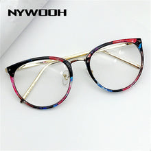 Load image into Gallery viewer, NYWOOH Red Cat Eye Glasses Women Transparent Eyeglasses Frames Vintage Clear Lens Optical Metal Myopia Spectacles Frame
