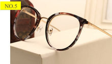 Load image into Gallery viewer, NYWOOH Red Cat Eye Glasses Women Transparent Eyeglasses Frames Vintage Clear Lens Optical Metal Myopia Spectacles Frame