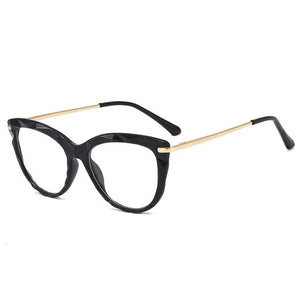 NYWOOH Sexy Cat Eye Glasses Frames Women  Brand Designer Transparent Optical Retro Eyeglasses Frame