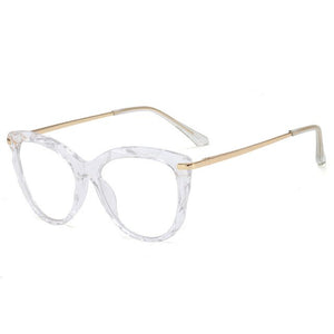 NYWOOH Sexy Cat Eye Glasses Women's Frames  Brand Designer Transparent Optical Retro Eyeglasses Frames