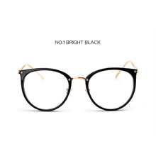 Load image into Gallery viewer, Transparent Eyeglasses Frames Women Retro Cat Eye Glasses Myopia Frame Vintage Fake Eyeglass Metal Optical Spectacles
