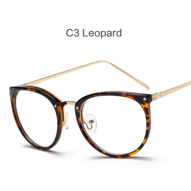 NYWOOH Transparent Glasses Frames Women Retro Round Optical Eyeglasses Men Clear Oversized Myopia Spectacles Frame