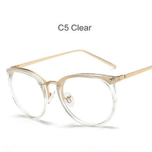 Carica l&#39;immagine nel visualizzatore di Gallery, NYWOOH Transparent Glasses Frames Women Retro Round Optical Eyeglasses Men Clear Oversized Myopia Spectacles Frame