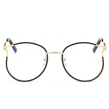 Load image into Gallery viewer, Trendy Cat Eye Glasses Frames for Women Transparent Optical Eyeglasses Ladies Metal Hollow Frame Female Fake Eyewear