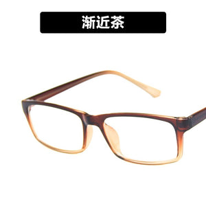 Narrow frame square spectacle frame 2023 tr frame propionic acid leg insert core glasses 9113 flat lens