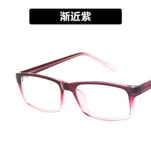 Narrow frame square spectacle frame 2023 tr frame propionic acid leg insert core glasses 9113 flat lens