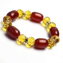 Load image into Gallery viewer, Natural Agate Beads Bracelet Fine GemStone Beaded Elastic Line Bracelet Men Jewelry Women Bracelet Can Drop Shipping