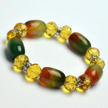 Load image into Gallery viewer, Natural Agate Beads Bracelet Fine GemStone Beaded Elastic Line Bracelet Men Jewelry Women Bracelet Can Drop Shipping