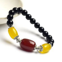 Load image into Gallery viewer, Natural Agate Beads Bracelet Fine GemStone Beaded Elastic Line Bracelet Men Jewelry Women Bracelet Can Drop Shipping