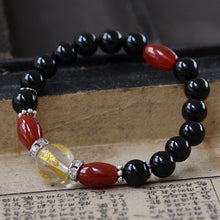 Load image into Gallery viewer, Natural Agate Beads Bracelet Fine GemStone Beaded Elastic Line Bracelet Men Jewelry Women Bracelet Can Drop Shipping