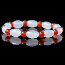 Load image into Gallery viewer, Natural Agate Beads Bracelet Fine GemStone Beaded Elastic Line Bracelet Men Jewelry Women Bracelet Can Drop Shipping