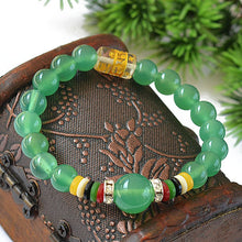 Carica l'immagine nel visualizzatore di Gallery, Natural Agate Beads Bracelet Fine GemStone Beaded Elastic Line Bracelet Men Jewelry Women Bracelet Can Drop Shipping