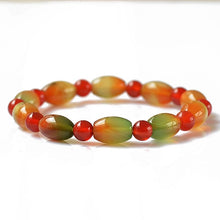 Load image into Gallery viewer, Natural Agate Beads Bracelet Fine GemStone Beaded Elastic Line Bracelet Men Jewelry Women Bracelet Can Drop Shipping
