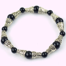 Load image into Gallery viewer, Natural Agate Beads Bracelets Natural GemStone Beaded Elastic Line Bracelet Men Jewelry Women Bracelet Can Drop Shipping