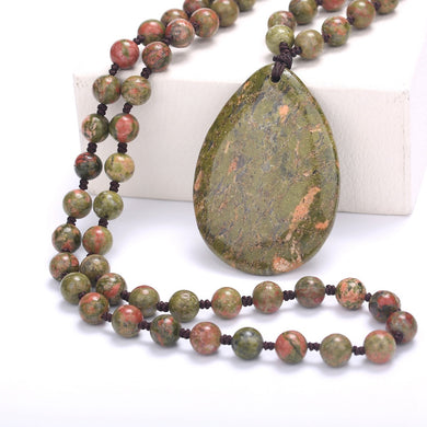 Natural Agate Drop Pendant Amethyst Quartz Cut Necklace Crystal Piont Stone Pendant Drusy Stone Healing Amber Fine Sweater Chain