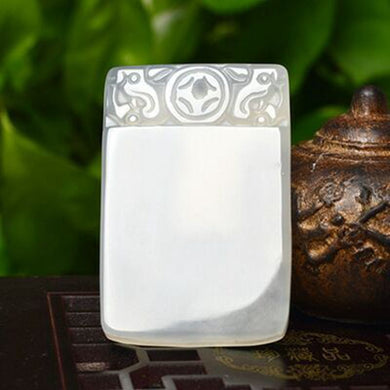 Commercio all'ingrosso del regalo dei gioielli della catena del maglione della collana del pendente della giada dell'agata naturale 