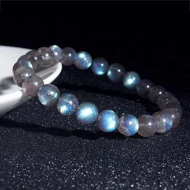 Stringa a mano in pietra di frassino naturale al chiaro di luna PULL Bracciale in feldspato Cat Eye Crystal String a mano I gioielli possono essere personalizzati 