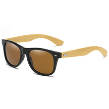 Load image into Gallery viewer, Natural Bamboo Legs Sunglasses UV400 Polarized Sun Glasses Frames Photochromic Night Vision Vintage Sunglass for Women Men
