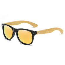 Load image into Gallery viewer, Natural Bamboo Legs Sunglasses UV400 Polarized Sun Glasses Frames Photochromic Night Vision Vintage Sunglass for Women Men