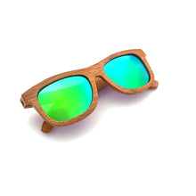 Carica l'immagine nel visualizzatore di Gallery, Natural Bamboo Wooden Sunglasses Handmade Polarized Mirror Coating Lenses Eyewear Glasses Original Wood Oculos de sol masculino