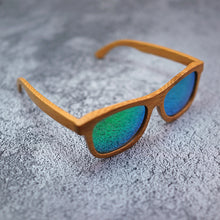Carica l'immagine nel visualizzatore di Gallery, Natural Bamboo Wooden Sunglasses Handmade Polarized Mirror Coating Lenses Eyewear Glasses Original Wood Oculos de sol masculino