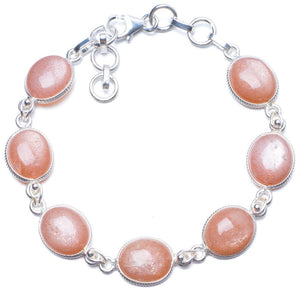 Natural Calcite Handmade Unique 925 Sterling Silver Bracelet 7 1/4-8 Y0021