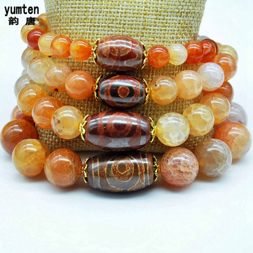 Natural Crystal Agate 2017 Diy Juwelen Jade Natural Amber Bileklik Erkek Genuine Citrine Jewelry Bracelet Topaz Bangles Bilezik