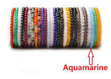 Load image into Gallery viewer, Natural Crystal Bracelets Tourmaline Agate Rose Quartz Tiger Eye Amethyst Fluorite Goldstone Schorl Aquamarine Lapis lazuli