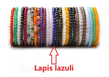 Load image into Gallery viewer, Natural Crystal Bracelets Tourmaline Agate Rose Quartz Tiger Eye Amethyst Fluorite Goldstone Schorl Aquamarine Lapis lazuli