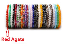 Load image into Gallery viewer, Natural Crystal Bracelets Tourmaline Agate Rose Quartz Tiger Eye Amethyst Fluorite Goldstone Schorl Aquamarine Lapis lazuli