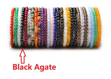 Load image into Gallery viewer, Natural Crystal Bracelets Tourmaline Agate Rose Quartz Tiger Eye Amethyst Fluorite Goldstone Schorl Aquamarine Lapis lazuli