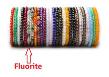 Load image into Gallery viewer, Natural Crystal Bracelets Tourmaline Agate Rose Quartz Tiger Eye Amethyst Fluorite Goldstone Schorl Aquamarine Lapis lazuli