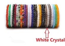 Load image into Gallery viewer, Natural Crystal Bracelets Tourmaline Agate Rose Quartz Tiger Eye Amethyst Fluorite Goldstone Schorl Aquamarine Lapis lazuli