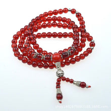 Load image into Gallery viewer, Natural Garnet Bracelet Men Bracelets For Women Red Multi-Layer Bracelet Wholesal Wine Red Bead Charm Jewelry Pulseras Mujer