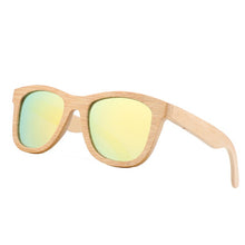 Carica l'immagine nel visualizzatore di Gallery, Natural HandMade Wood Bamboo Sunglasses Women And Mens Sunglasses Brand Designer Retro Polarized Women Sunglassses Factory Sales