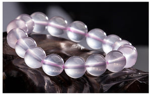 Natural Ice Pink Crystal Beaded Bracelets, Fine Gemstone Beads Bracelets Jewelry For women Gifts with certificate Drop Shipping