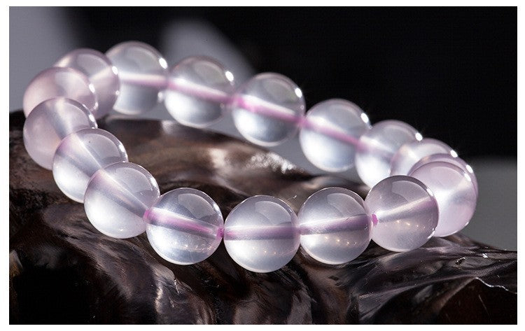 Natural Ice Pink Crystal Beaded Bracelets, Fine Gemstone Beads Bracelets Jewelry For women Gifts with certificate Drop Shipping