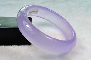 Natural Jade Grade A Ice Violet Bangle New Violet Jade Bracelet Burma Jade Bangle For Woman Gifts Drop Shipping