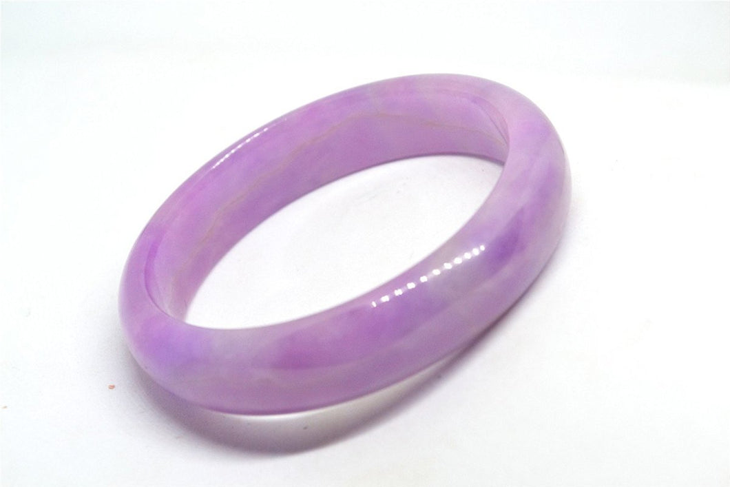 Natural Purple Jadeite Jade Bangle Bracelet Fashion Temperament Jewelry Gems Accessories Gifts Wholesale