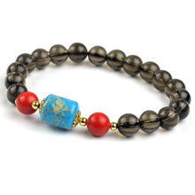 Carica l'immagine nel visualizzatore di Gallery, Braccialetti di quarzo fumé di qualità naturale di grado A, gioielli con pietre preziose pregiate per donne Regali con certificato Drop Shipping 