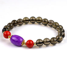 Carica l'immagine nel visualizzatore di Gallery, Braccialetti di quarzo fumé di qualità naturale di grado A, gioielli con pietre preziose pregiate per donne Regali con certificato Drop Shipping 