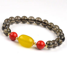 Carica l'immagine nel visualizzatore di Gallery, Braccialetti di quarzo fumé di qualità naturale di grado A, gioielli con pietre preziose pregiate per donne Regali con certificato Drop Shipping 
