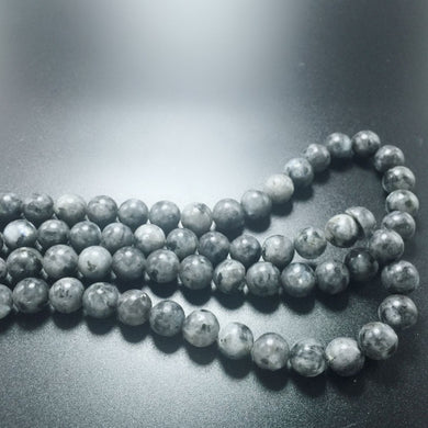 Perline di pietra naturale per la creazione di gioielli 8-10mm perline di pietra sciolte opache nere di lava nera per fare gioielli collana braccialetto fai da te 