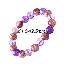 Load image into Gallery viewer, Natural Stone Lavender Crystal Bracelet For Man 6-12mm Colorful Round Beads Berloque Bracelets For Women Decoration Bangles
